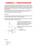 Determinación de ``g´´ por medio de un péndulo simple