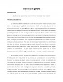 Violencia de género. ¿Cuáles son las causas de los actos de violencia de varones hacia mujeres?