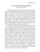 Un salto de fe por la educación transformadora