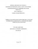 Abordaje y diagnóstico socio comunitario para la evalución de problemáticas existentes en la comunidad del barrio Andrés Eloy Blanco de Payara