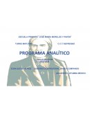 Programa analítico Ciclo escolar