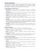 Características del texto narrativo