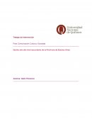 Trabajo de Intervención. Para Comunicación Cultura y Sociedad