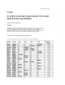 Planificación del proceso de venta del servicio de transporte