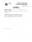 Problemario: cálculo diferencial