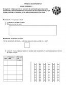 Trabajo de estadística para grado segundo