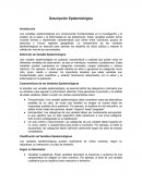 Descripción epidemiológica, variables epidemiológicas