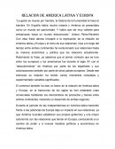 Relación de América Latina y Europa