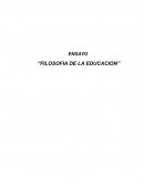 Filosofia de la educación
