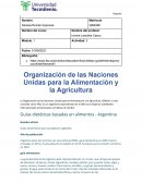 Organización de las Naciones Unidas para la Alimentación y la Agricultura