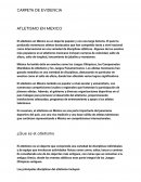 Carpeta de evidencia. Atletismo en México