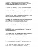 Linea de tiempo de desarrollo económico