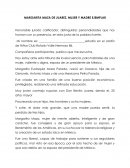 Margarita Maza de Juarez, mujer y madre ejemplar