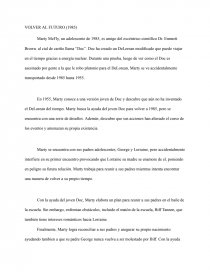 Volver al futuro. Página 1