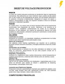 Brief de voltage producción