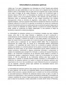 Informalidad en productos químicos