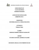 Análisis epistémico de una realidad educativa