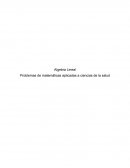 Problemas de matemáticas aplicadas a ciencias de la salud