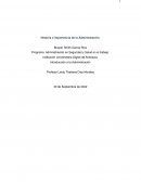 Historia e importancia de la Administración