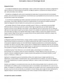 Glosario de Psicología Social