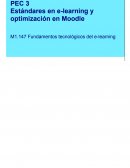 Estándares en e-learning y optimización en Moodle