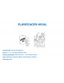 Espacio curricular. Planificación anual