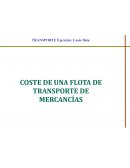 Coste de una flota de transporte de mercancías