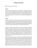 Articulo de caida libre