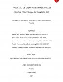 El estudio de la auditoría ambiental en la Industria Petrolera Peruana