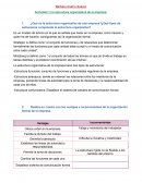 La estructura organizativa de la empresa