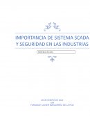 Importancia de sistema Scada y seguridad en las industrias
