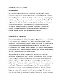 Concentración en acción. Página 1