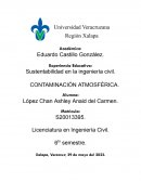 Contaminación atmosférica
