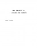 Laboratorio n°2 Medición de presión. Termodinámica