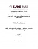 Caso práctico – Dirección estratégica. Mercadona