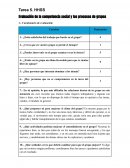 Evaluación de la competencia social y los procesos de grupos