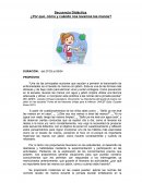 Secuencia didáctica: Higiene de manos sala de 4 años
