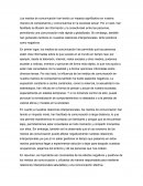 Los medios de comunicación