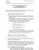 Instructivo para la elaboración de portafolio de práctica curricular
