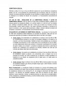 Regulación de la competencia desleal y actos de competencia desleal