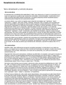 Alimentación y nutrición de peces