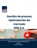 Gestión de proceso. Optimización de mercado
