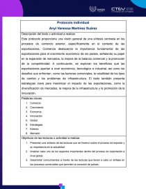 Proceso de exportación. Página 1