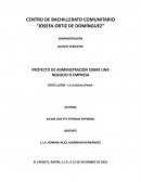 Proyecto de administración sobre un negocio o empresa tortillería “La Guadalupana”