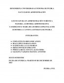 Auditoria a la empresa La Cantina Asturiana de Puebla