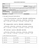 Prueba matemática primero básico