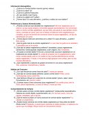 Preguntas para entrevistas. Preferencias y Gustos Alimenticios