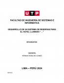 Desarrollo de un sistema de reservas para el hotel llamado Palacio del sol