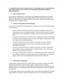 Informe sobre el trabajo decente