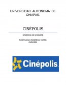 Caracterización de la mercadotecnia. Cinépolis